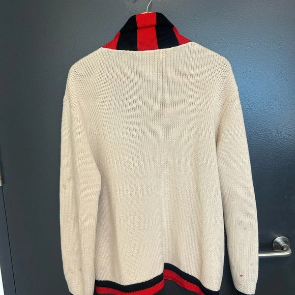 Not for sale Vintage men’s collegiate cardigan L in need of help!  I - Picture 7 of 8